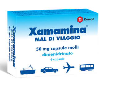 XAMAMINA MAL DI VIAG*6CPS 50MG - Farmacia Puddu Baire S.r.l.