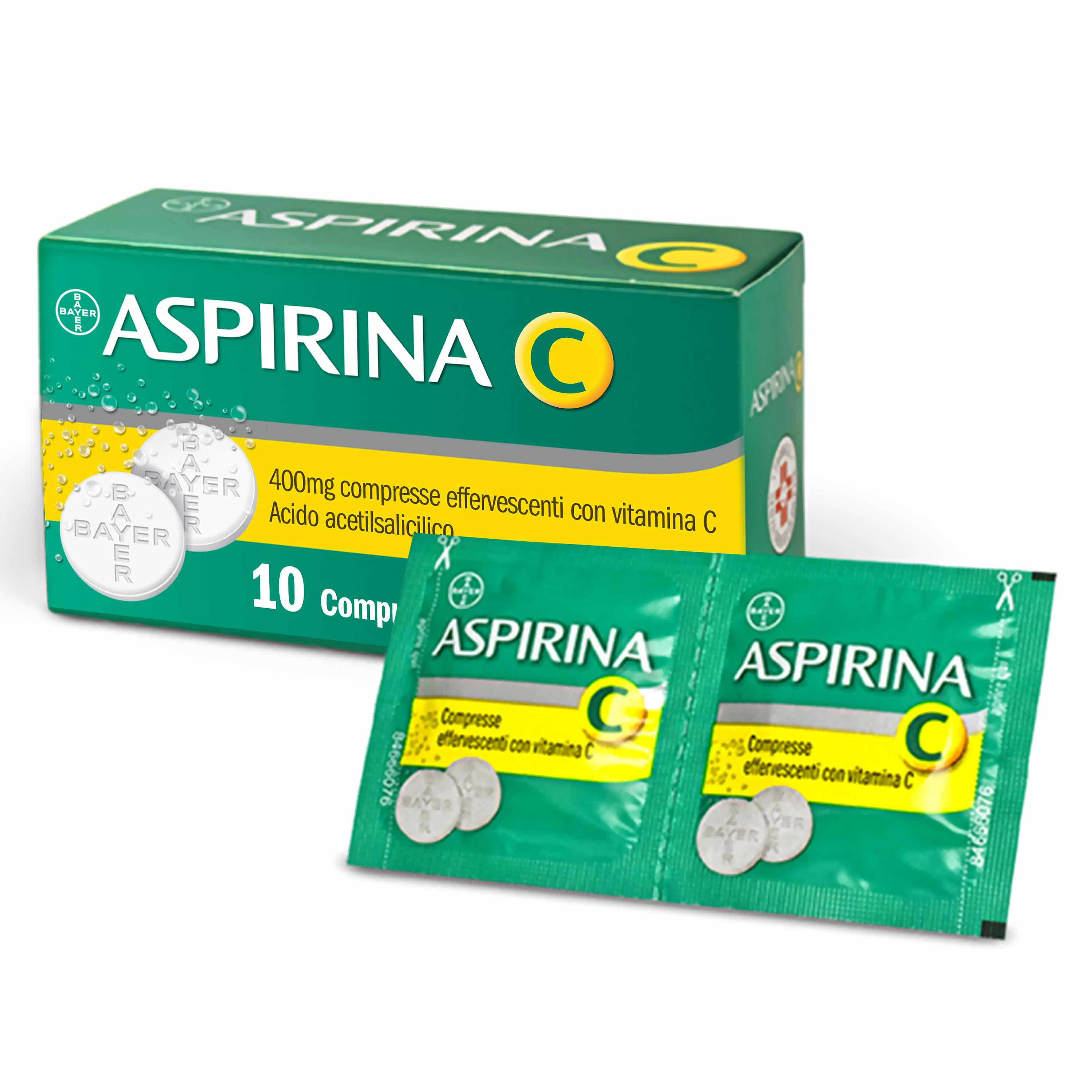 ASPIRINA C*10CPR EFF 400+240MG - Farmacia Puddu Baire S.r.l.