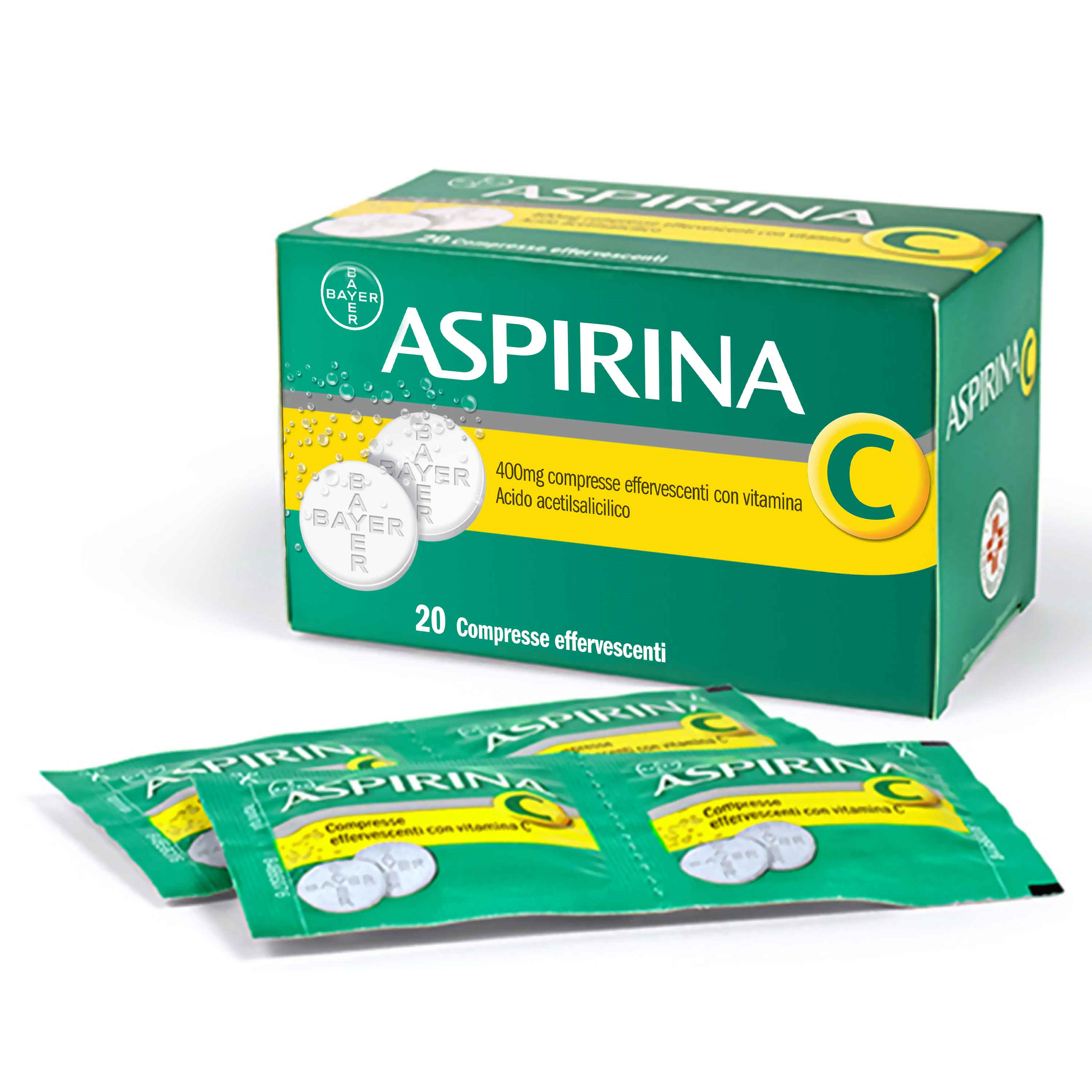 ASPIRINA C*20CPR EFF 400+240MG - Farmacia Puddu Baire S.r.l.