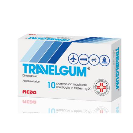 TRAVELGUM*10GOMME MAST 20MG - Farmacia Puddu Baire S.r.l.
