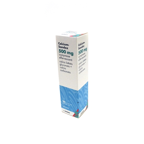 CALCIUM SANDOZ*20CPR EFF 500MG - Farmacia Puddu Baire S.r.l.