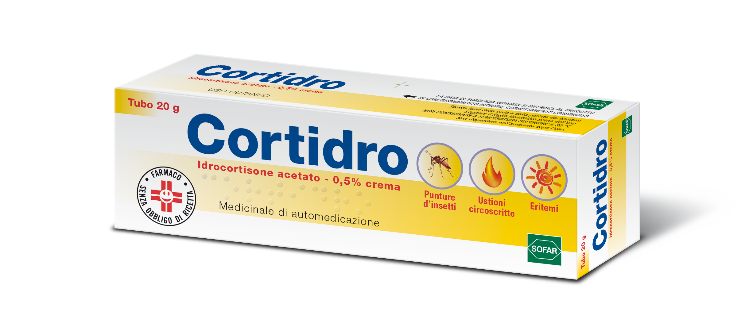 CORTIDRO*CREMA 20G 0,5% - Farmacia Puddu Baire S.r.l.