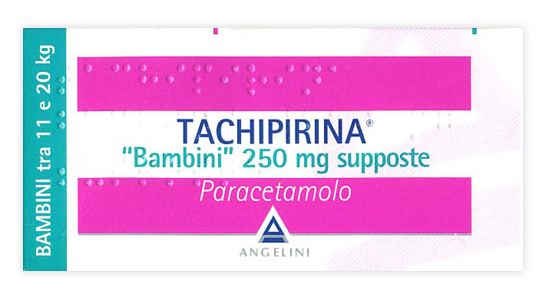 TACHIPIRINA*BB 10SUPP 250MG - Farmacia Puddu Baire S.r.l.
