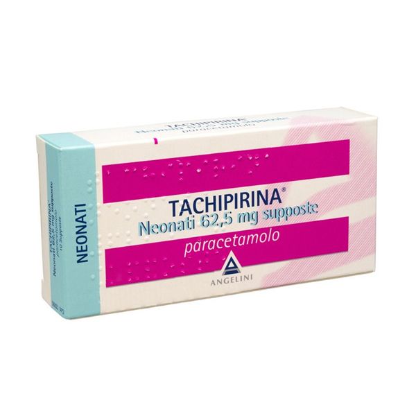 TACHIPIRINA*NEO 10SUPP 62,5MG - Farmacia Puddu Baire S.r.l.