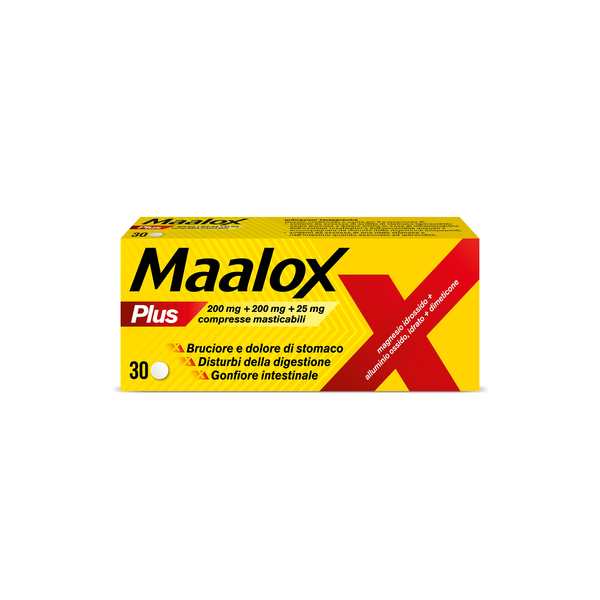 MAALOX PLUS*30CPR MAST - Farmacia Puddu Baire S.r.l.