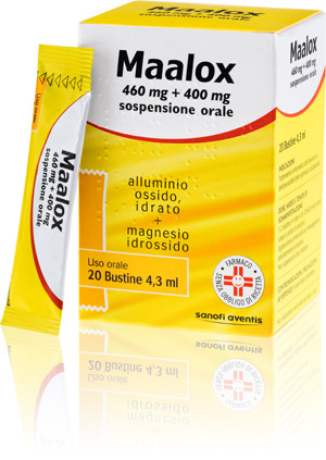 MAALOX*OS 20BUST 460MG+400MG - Farmacia Puddu Baire S.r.l.