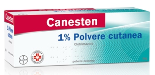 CANESTEN*POLV CUT 1FL 30G 1% - Farmacia Puddu Baire S.r.l.