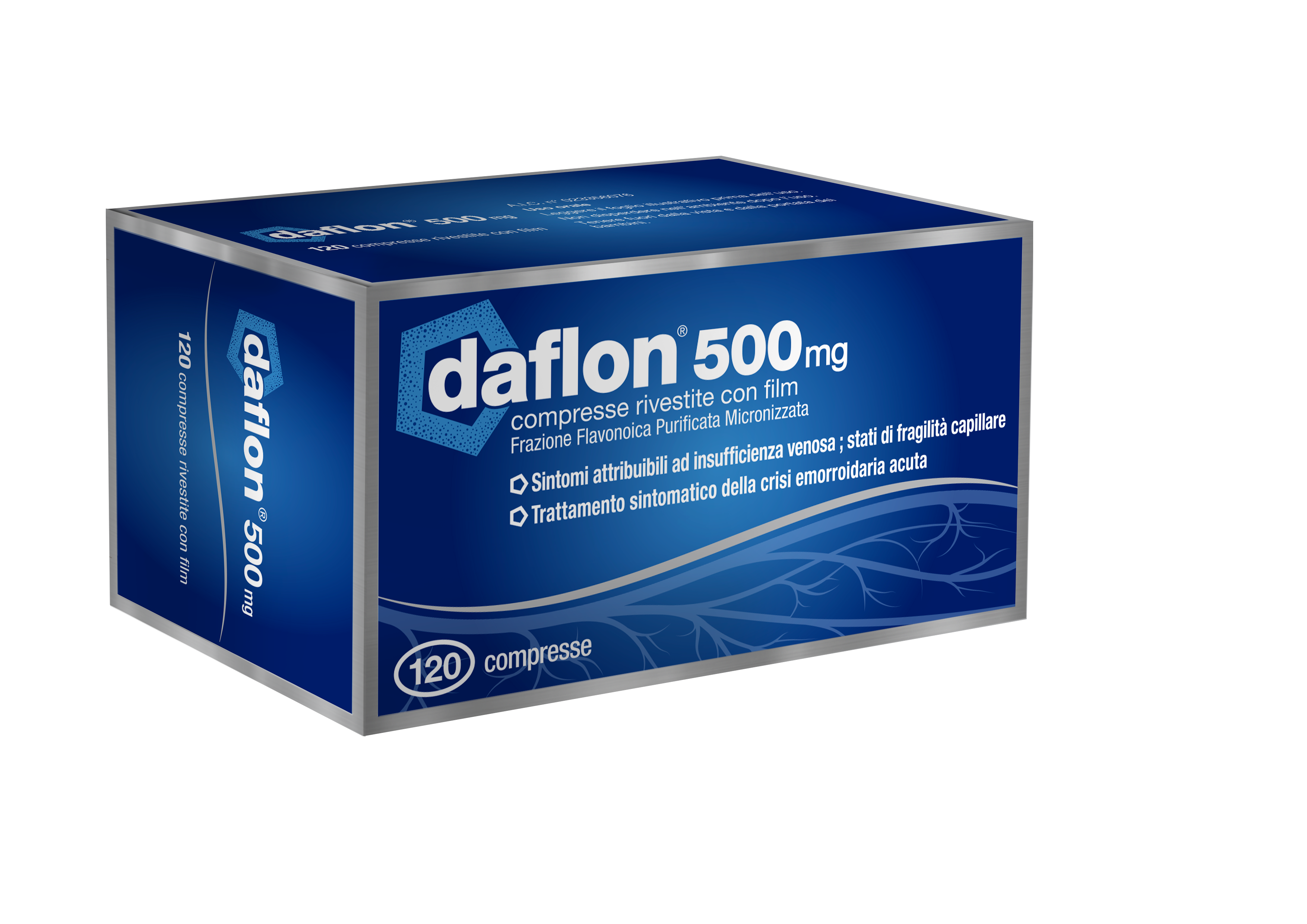 DAFLON*120CPR RIV 500MG - Farmacia Puddu Baire S.r.l.