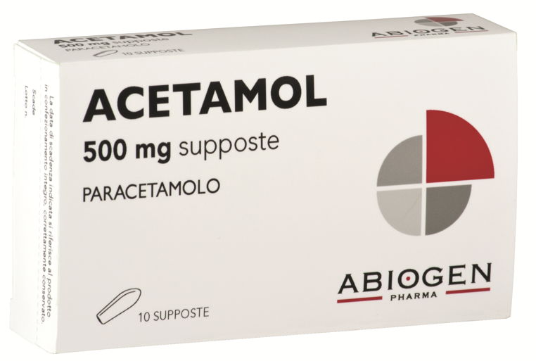 ACETAMOL*10SUPP 500MG - Farmacia Puddu Baire S.r.l.