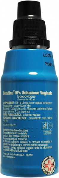 BETADINE*SOLUZ VAG 125ML 10% - Farmacia Puddu Baire S.r.l.