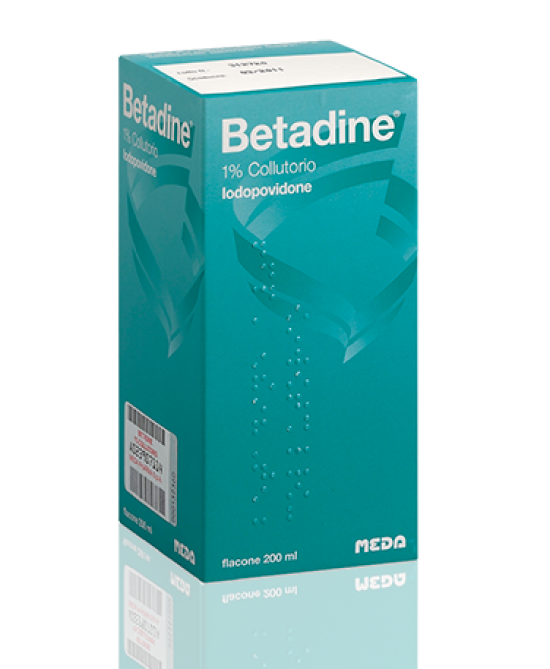 BETADINE*COLLUT FL 200ML 1% - Farmacia Puddu Baire S.r.l.