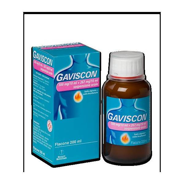 GAVISCON*OS 500MG+267MG/10ML - Farmacia Puddu Baire S.r.l.