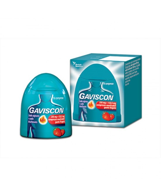 GAVISCON*16CPR FRAG250+133,5MG - Farmacia Puddu Baire S.r.l.