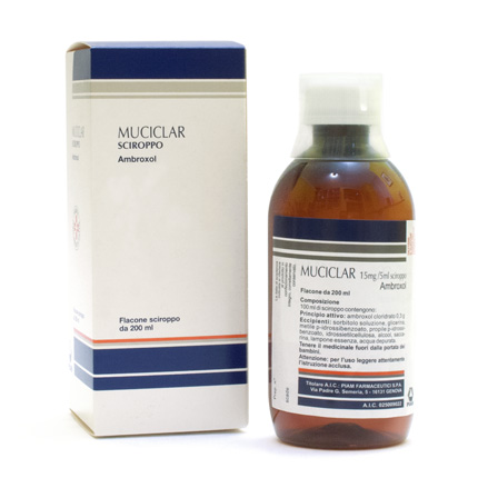 MUCICLAR*SCIR 200ML 15MG/5ML - Farmacia Puddu Baire S.r.l.