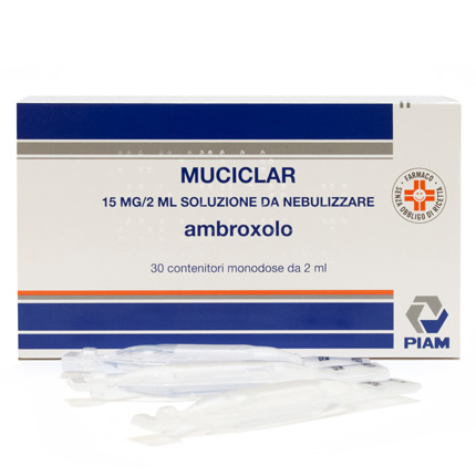 MUCICLAR*NEBUL 30FL 15MG 2ML - Farmacia Puddu Baire S.r.l.