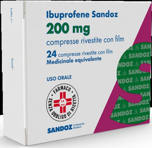 IBUPROFENE SAN*24CPR RIV 200MG - Farmacia Puddu Baire S.r.l.