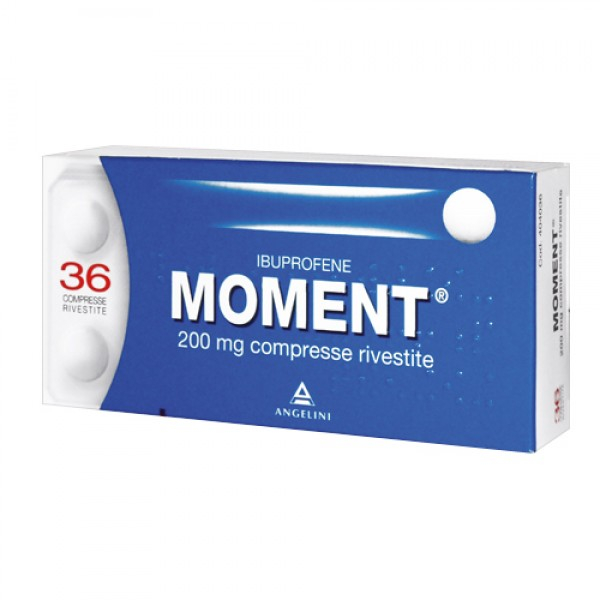 MOMENT*36CPR RIV 200MG - Farmacia Puddu Baire S.r.l.