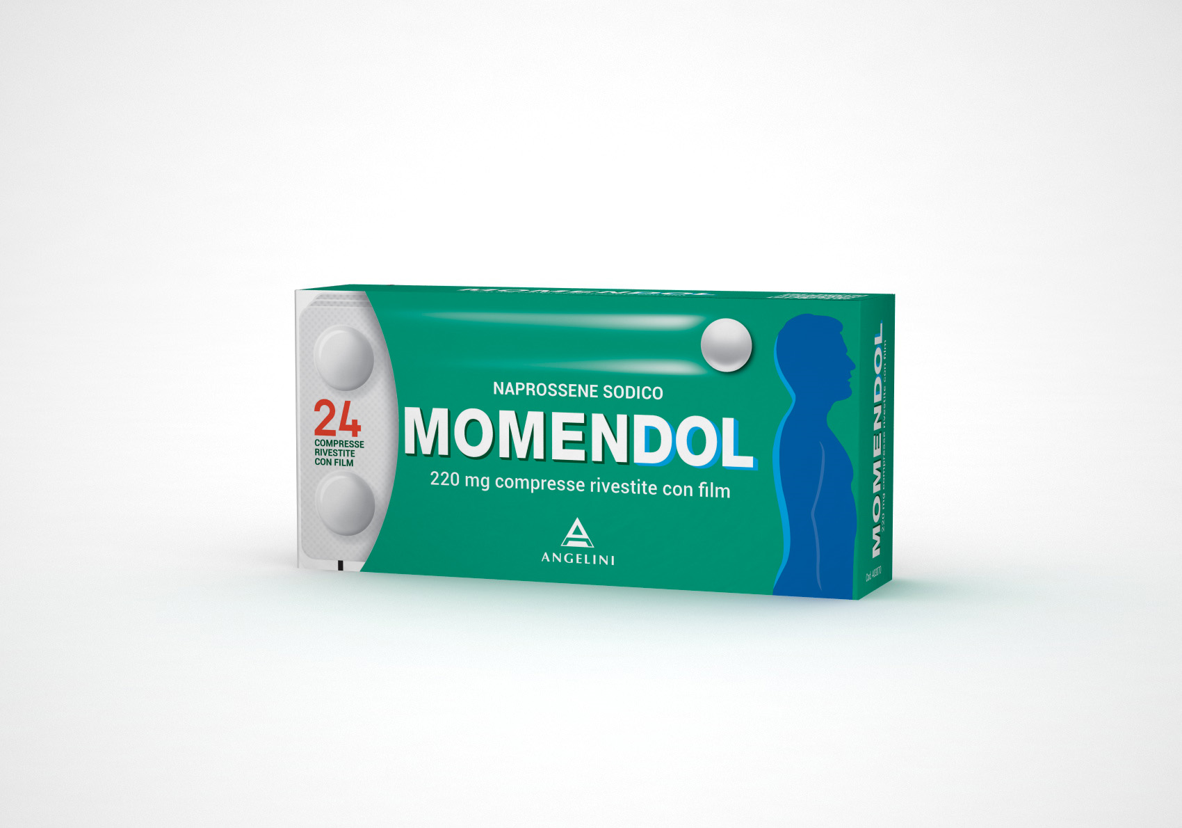 MOMENDOL*24CPR RIV 220MG - Farmacia Puddu Baire S.r.l.