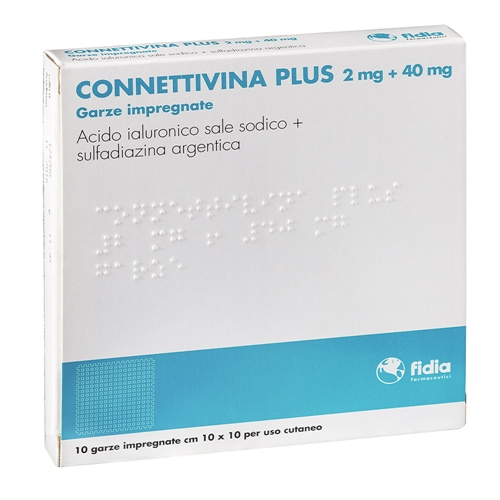 CONNETTIVINA PLUS*10GARZE10x10 - Farmacia Puddu Baire S.r.l.