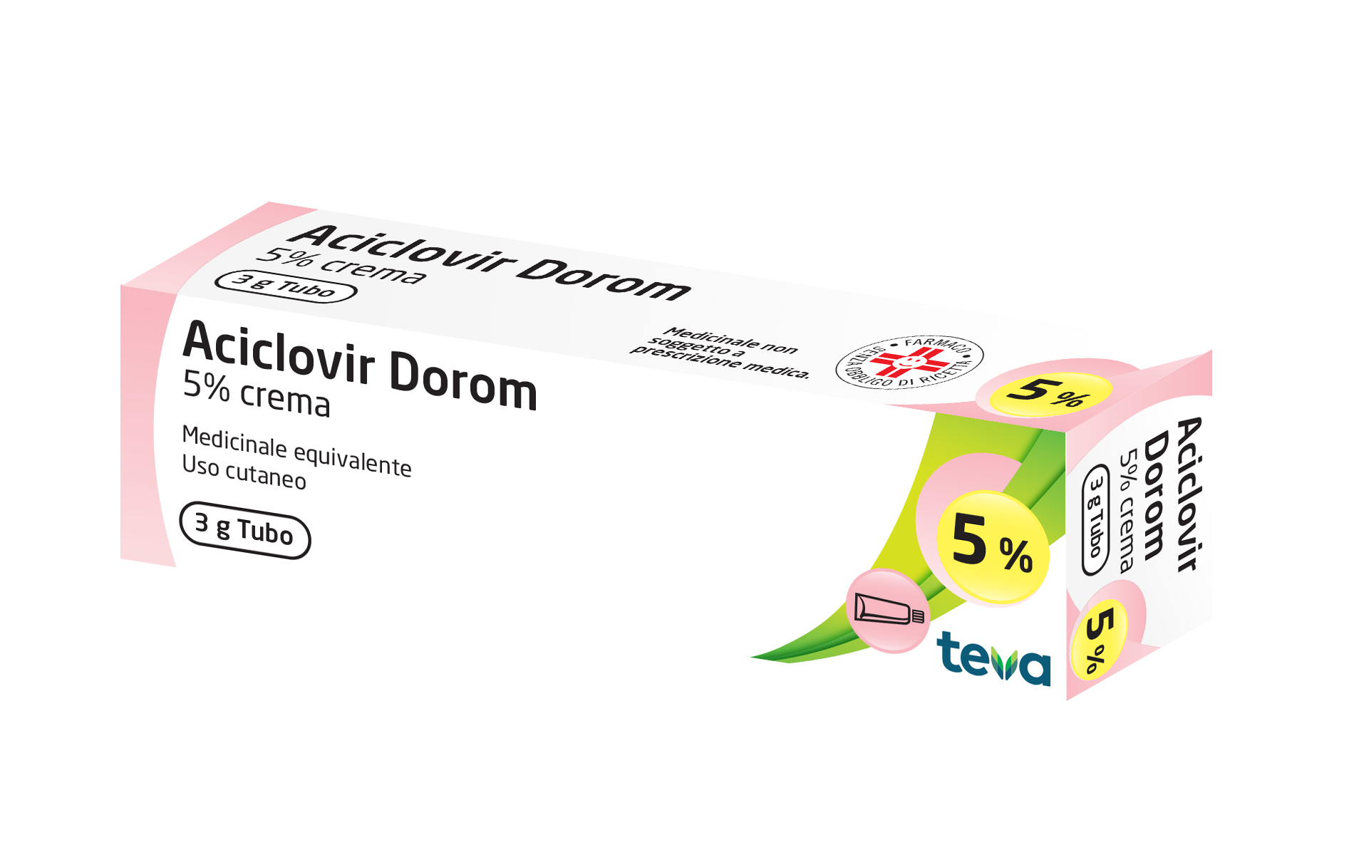 ACICLOVIR DOROM*CREMA 3G 5% - Farmacia Puddu Baire S.r.l.