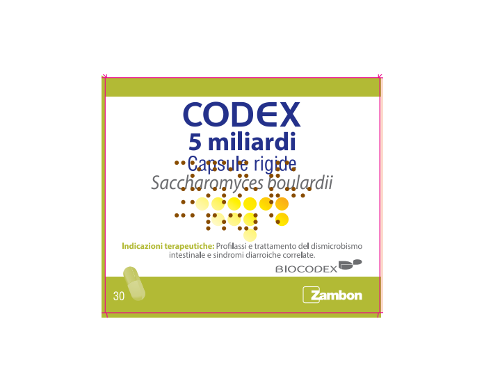 CODEX*30CPS 5MLD 250MG - Farmacia Puddu Baire S.r.l.