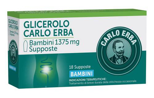 GLICEROLO*BB 18SUPP 1375MG - Farmacia Puddu Baire S.r.l.