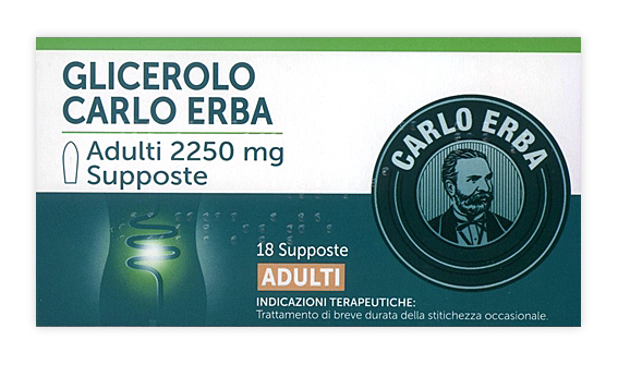 GLICEROLO*AD 18SUPP 2250MG - Farmacia Puddu Baire S.r.l.