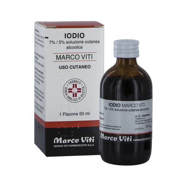 IODIO SOL ALCO I MV*50ML - Farmacia Puddu Baire S.r.l.