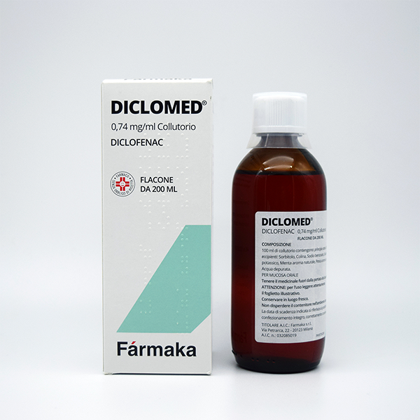 DICLOMED*COLLUT 1FL 200ML - Farmacia Puddu Baire S.r.l.