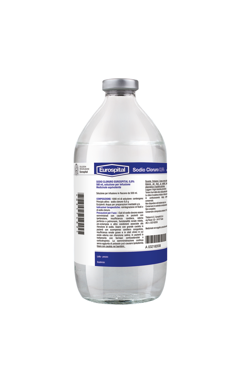 SODIO CLORURO EUROS*0,9% 250ML - Farmacia Puddu Baire S.r.l.