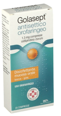 GOLASEPT ANT ORO*20CPR 1,3MG - Farmacia Puddu Baire S.r.l.