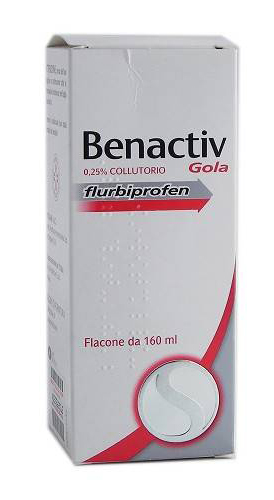 BENACTIV GOLA*COLLUT 160ML 2,5 - Farmacia Puddu Baire S.r.l.