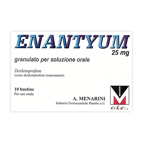 ENANTYUM*10BUST OS GRAT 25MG - Farmacia Puddu Baire S.r.l.