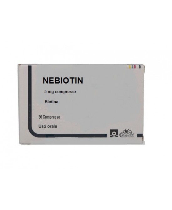 NEBIOTIN*30CPR 5MG - Farmacia Puddu Baire S.r.l.