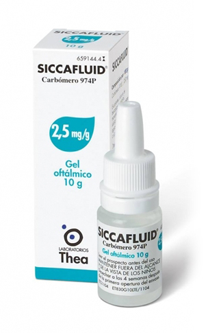 SICCAFLUID*GEL OFT 10G 2,5MG/G - Farmacia Puddu Baire S.r.l.