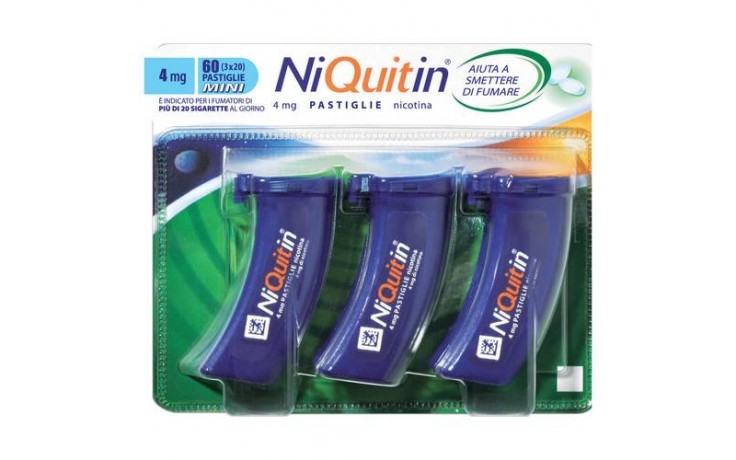 NIQUITIN*60PASTL 4MG MENTA FL - Farmacia Puddu Baire S.r.l.