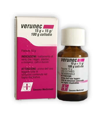 VERUNEC*FL 15G+15G/100G COLLOD - Farmacia Puddu Baire S.r.l.