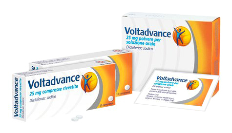 VOLTADVANCE*20CPR RIV 25MG - Farmacia Puddu Baire S.r.l.