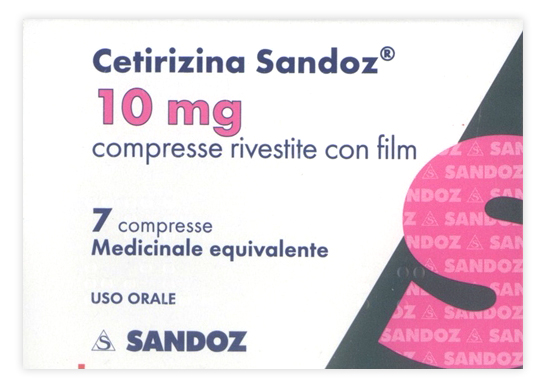 CETIRIZINA SAND*7CPR RIV 10MG - Farmacia Puddu Baire S.r.l.