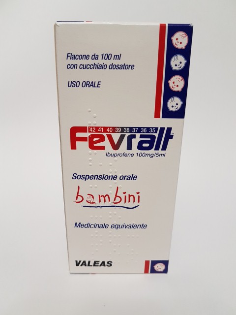 FEVRALT*BB OS SOSP 100MG/5ML - Farmacia Puddu Baire S.r.l.