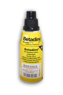 BETADINE*SOLUZ CUT 125ML 10% - Farmacia Puddu Baire S.r.l.