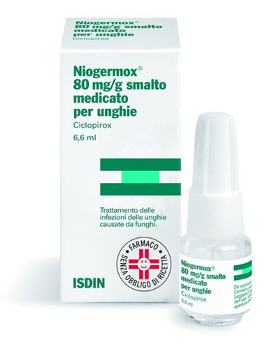 NIOGERMOX*SMALTO UNGHIE 6,6ML - Farmacia Puddu Baire S.r.l.