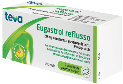 EUGASTROL REFLUSSO*7CPR 20MG - Farmacia Puddu Baire S.r.l.