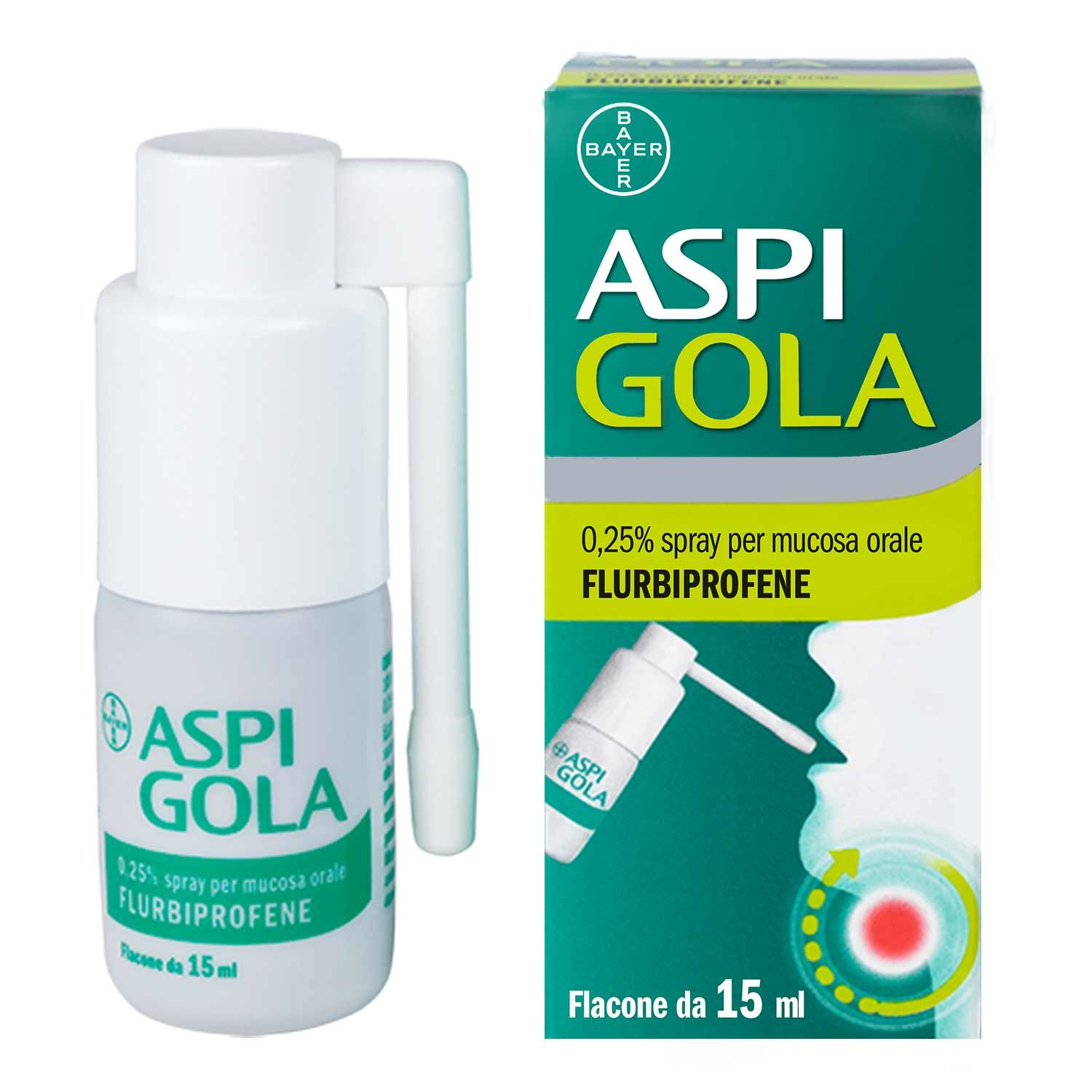 ASPI GOLA*OS SPRAY 15ML 0,25% - Farmacia Puddu Baire S.r.l.