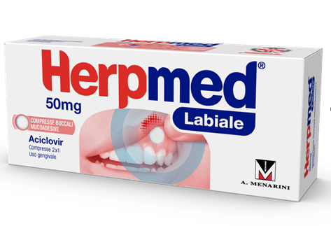 HERPMED LABIALE*2CPR BUCC 50MG - Farmacia Puddu Baire S.r.l.