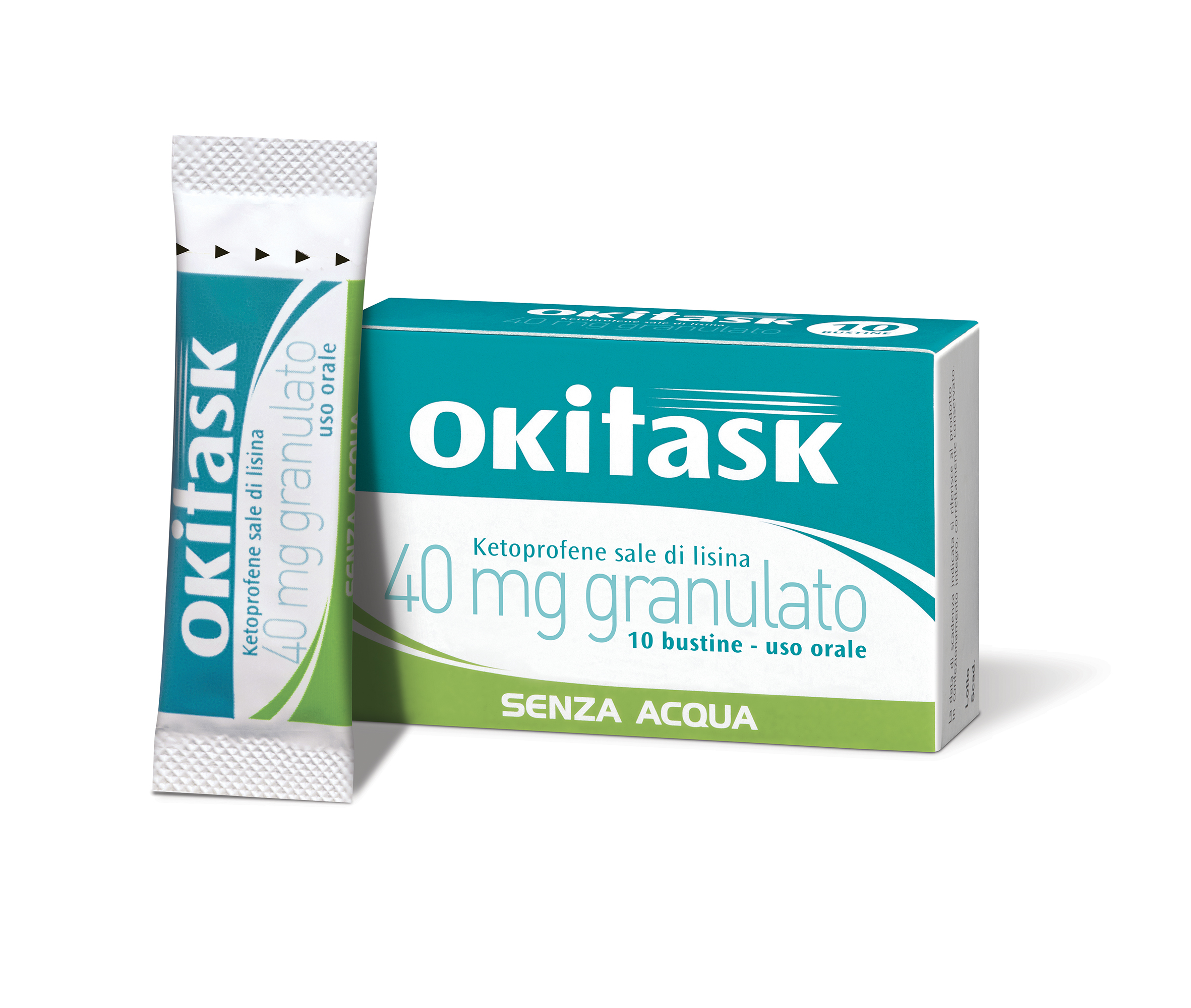 OKITASK*OS GRAT 10BUST 40MG - Farmacia Puddu Baire S.r.l.
