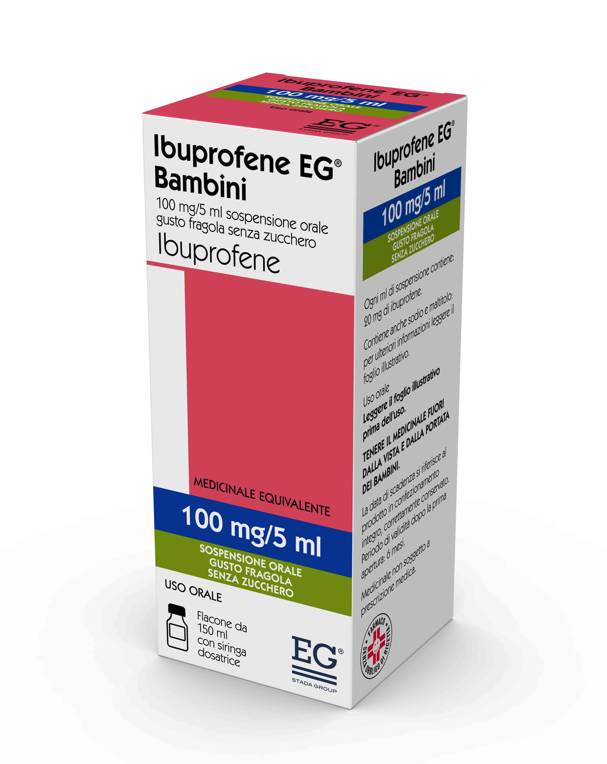 IBUPROFENE EG*FL 150ML FRAGOLA - Farmacia Puddu Baire S.r.l.