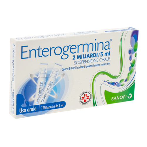 ENTEROGERMINA*OS 10FL 2MLD/5ML - Farmacia Puddu Baire S.r.l.