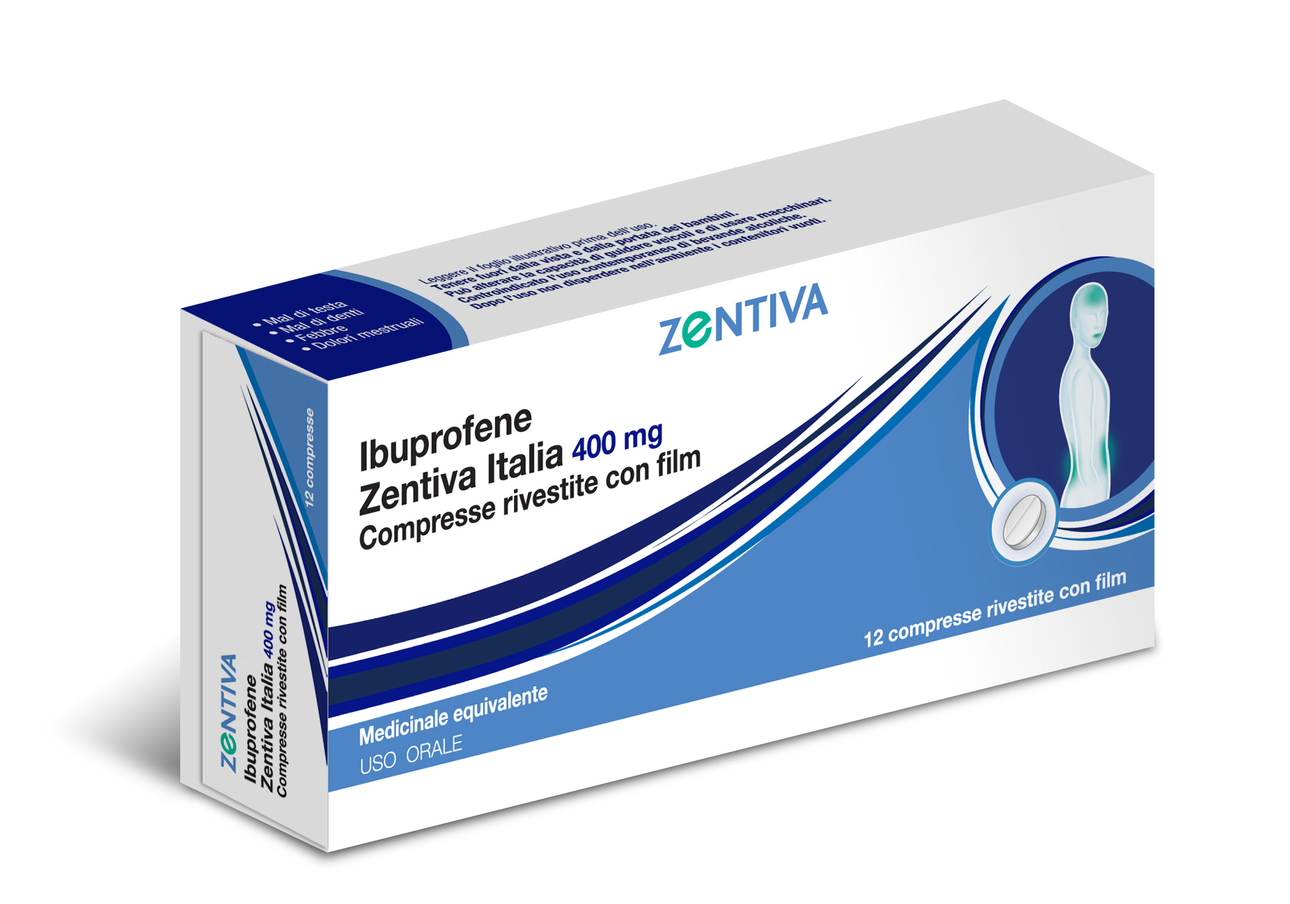 IBUPROFENE ZENT IT*12CPR 400MG - Farmacia Puddu Baire S.r.l.