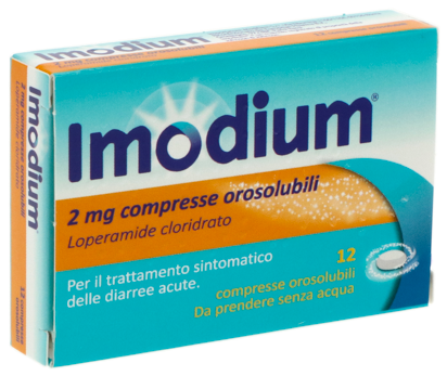 IMODIUM*12CPR OROSOL 2MG - Farmacia Puddu Baire S.r.l.